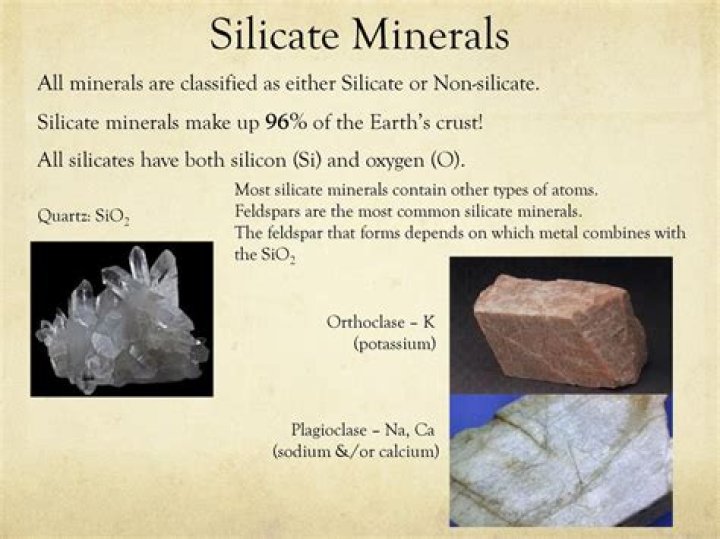 What makes a silicate mineral